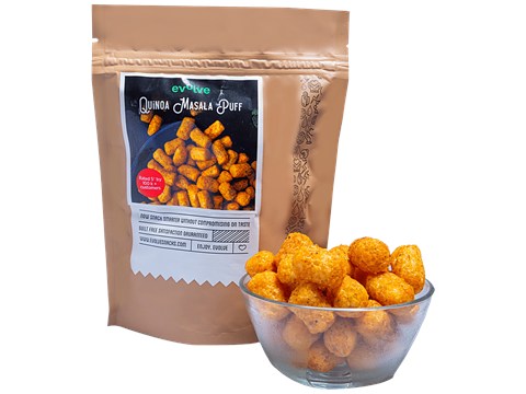 Evolve Quinoa Masala Puffs, 40 g