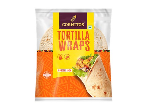 Cornitos Wheat Flour Tortilla Wraps, 6 pcs