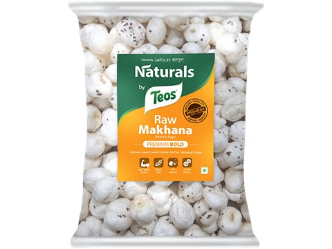 Teos Raw Makhana Premium Bold, 100 g