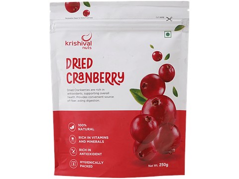 Krishival Nuts Dried Cranberry, 250 g