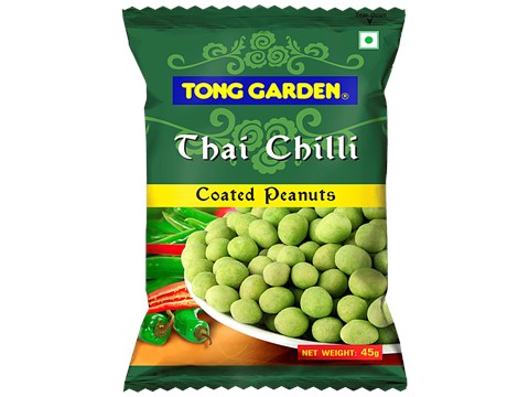 Tong Garden Peanuts - Thai Chilli Coated, 45 g