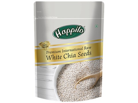 Happilo Premium Raw Authentic White Chia Seeds, 250 g
