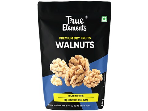 True Elements Walnuts, 200 g