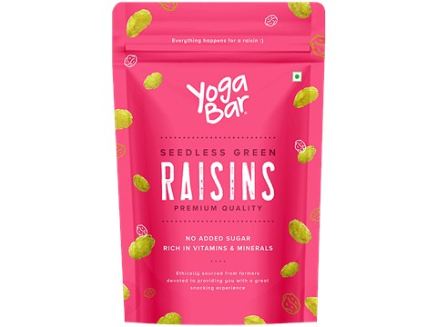 Yoga Bar Seedless Green Raisins, 200 g
