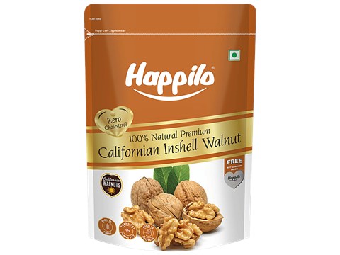 Happilo Natural Premium Californian Inshell Walnut, 500 g