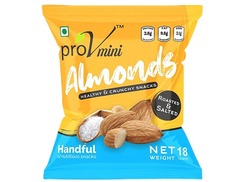 ProV Mini Almonds - Roasted & Salted, 18 g