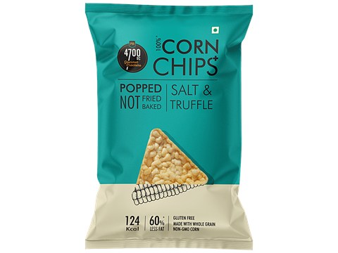 4700BC Salt &Truffle Corn Chips+, 55 g