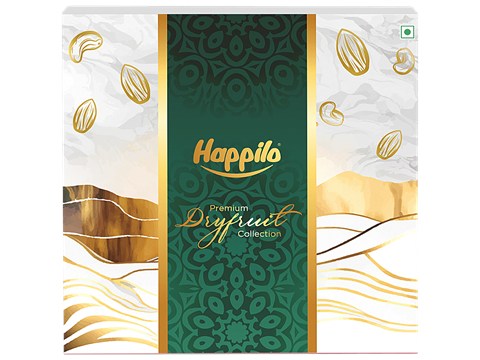 Happilo Premium Dryfruit Collection Gold Finch Gift Box, 450 g