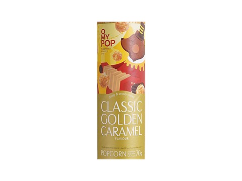 O My Pop Classic Golden Caramel Popcorn, 70 g
