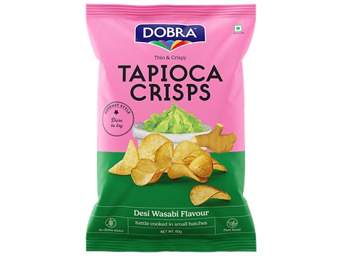 Dobra Desi Wasabi Tapioca Crisps, 60 g