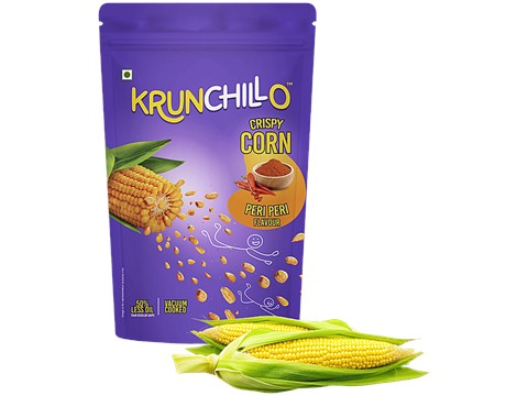 Krunchillo Peri Peri Flavour Crispy Corn, 60 g