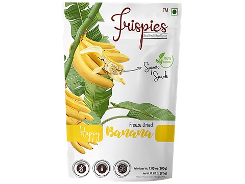 Frispies Freeze-Dried Happy Banana - Rich In Fibre, 20 g