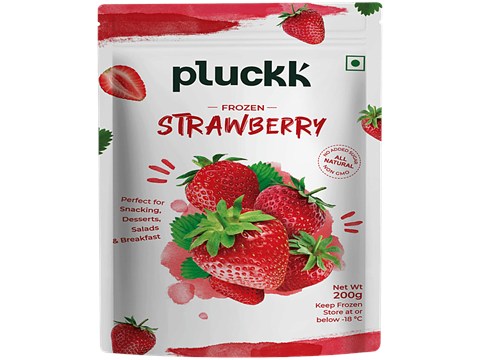 Pluckk Frozen Strawberry, 200 g