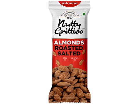 Nutty Gritties Roasted Salted Almonds, 40 g