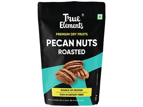 True Elements Roasted Pecan Nuts, 120 g