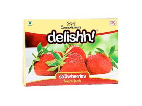 Delishh Strawberries - Frozen Fresh, 200 g