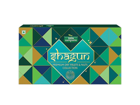 Tata Sampann Shagun Gift Box - Assorted Dry Fruits & Nuts, 200 g