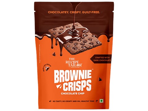 The Recipe Tailor Brownie Crisps Chocolate Chip, 50 g