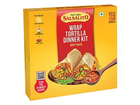 Tex Mex Salsalito Wrap Tortilla Dinner Kit, 488 g