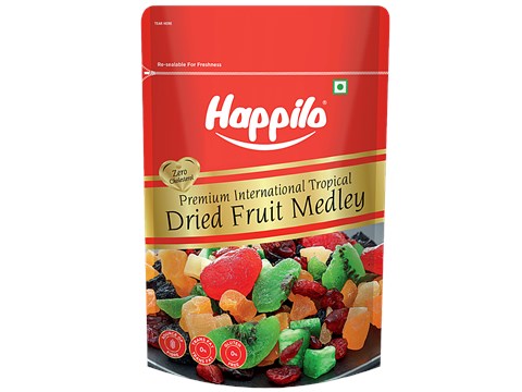 Happilo Premium International Tropical Dried Fruit Medley, 200 g