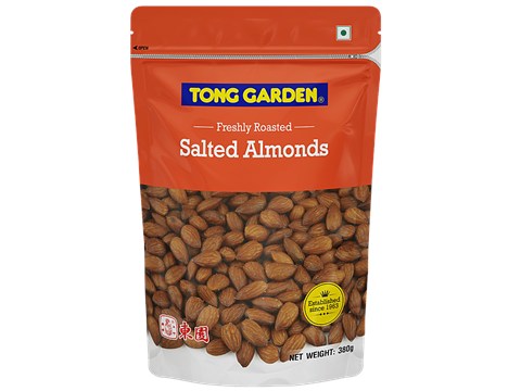 Tong Garden Salted Almonds, 380 g