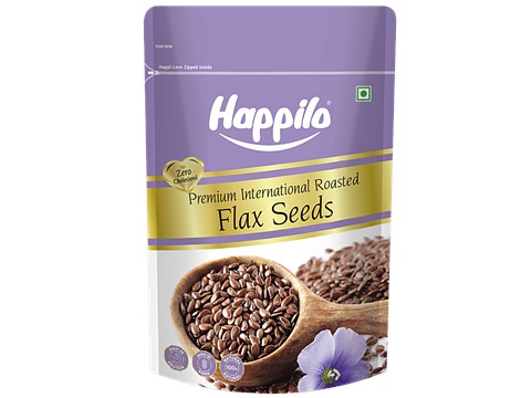 Happilo Premium Authentic Flax Seeds Roasted, 250 g