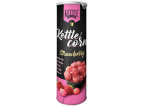 Kettle Studio Popcorn - Strawberry, Cholesterol Free, Rich In Protein, 125 g