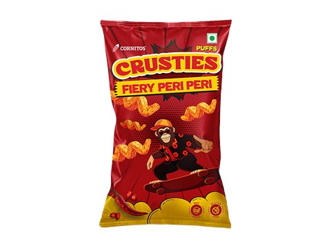 Cornitos Crusties Fiery Peri Peri Puffs, 66 g