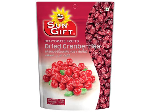 Tong Garden Sun Gift Dried Cranberries, 110 g