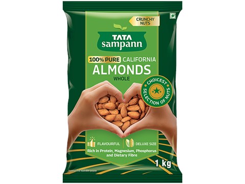 Tata Sampann California Almonds, 1 kg