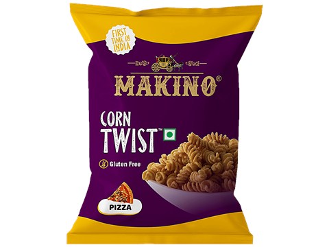 Makino Corn Twist - Pizza, 60 g