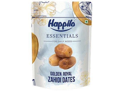 Happilo Essentials Golden Royal Zahidi Dates, 500 g