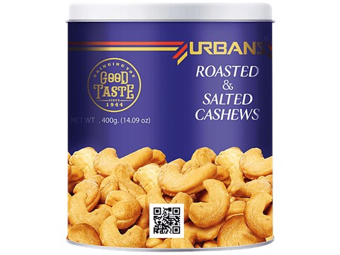 URBANS STANISLAUS Cashews - Tasty, Healthy, Premium Quality, Roasted & Salted, 400 g