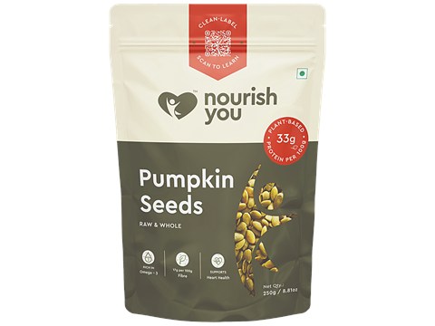 Nourish you Pumpkin Seeds - Gluten Free, 250 g