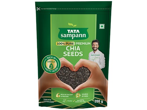 Tata Sampann Premium Chia Seeds, 200 g