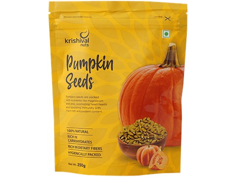 Krishival Nuts Pumpkin Seeds, 250 g
