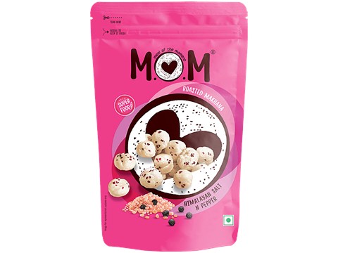 MOM Himalayan Salt N Pepper Roasted Makhana, 52 g