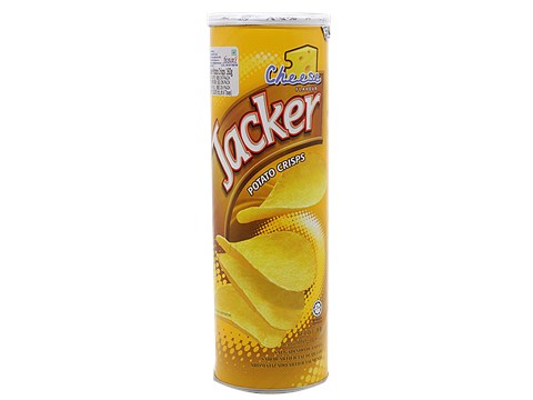 Jacker  Potato Crisps - Cheese Flavour, 160 g