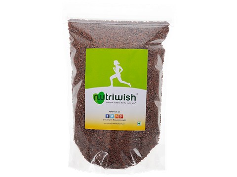 Nutriwish Raw Flax Seeds, 500 g