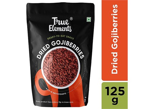 True Elements Dried Gojiberries, 125 g