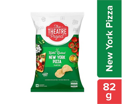 The Theatre Project Kettle Cooked Potato Chips - New York Pizza, 82 g