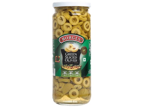 Borges Green Olives - Sliced, 450 g