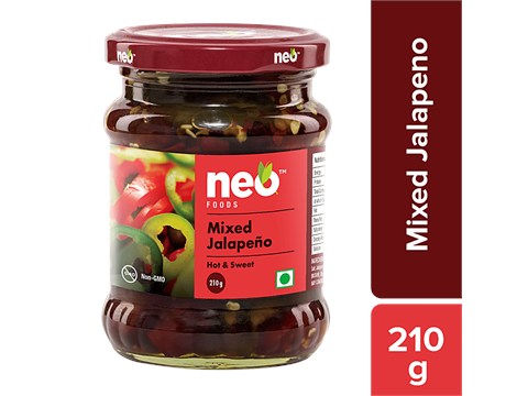 Neo Mixed Jalapeno - Hot & Sweet, 210 g