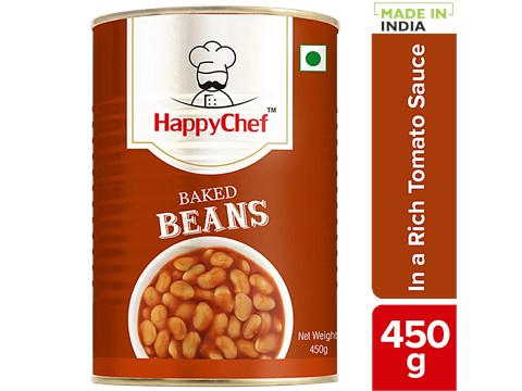 HappyChef Baked Beans In Rich Tomato Sauce, 450 g