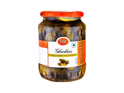 Tify Gherkins Classic American Dill, 360 g
