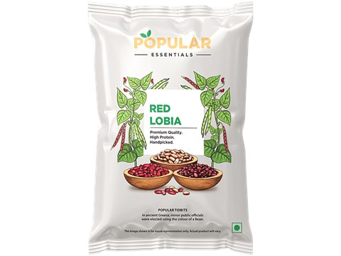 Popular Essentials Red Lobia, 500 g