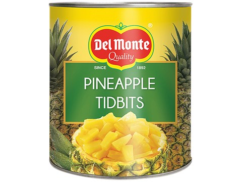 Del Monte Tidbits - Pineapple, 836 g