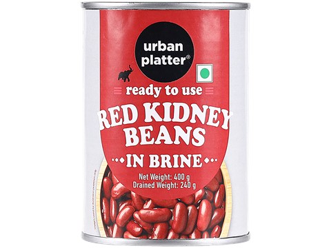 Urban Platter Red Kidney Beans/Rajma In Brine, 400 g