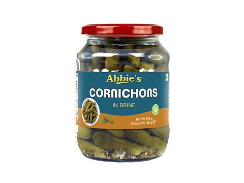 Abbies Cornichons In Brine, 670 g
