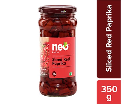 Neo Sliced Red Paprika, 350 g